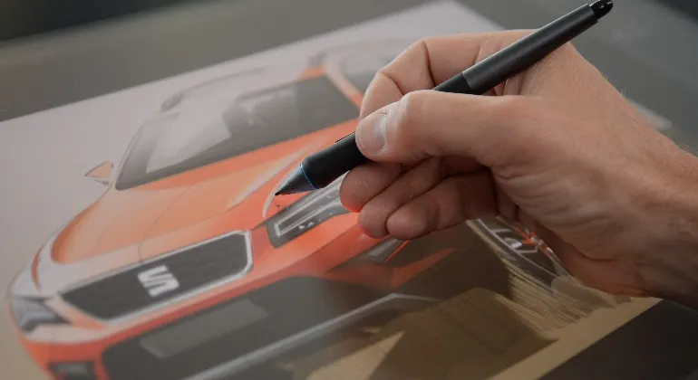 Sketches in car design
